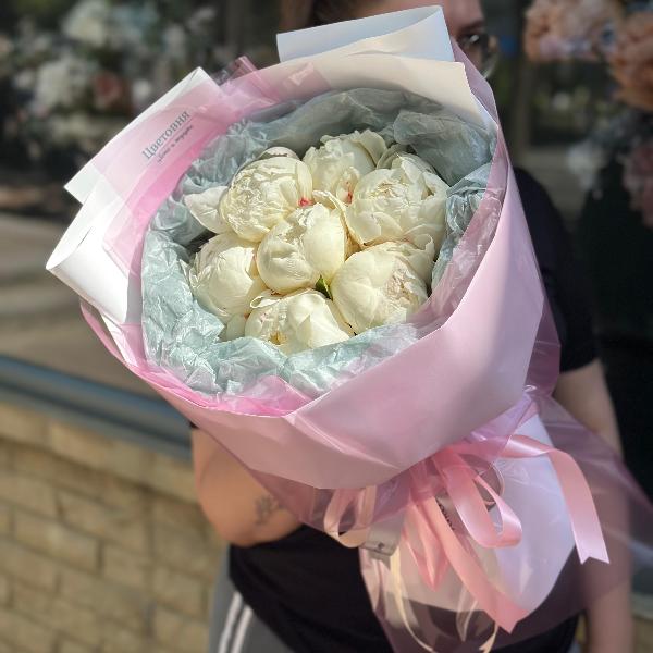 Букет из Белых Пионов " Дафна" Букет из Белых Пионов " Дафна"