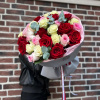 Букет из голландских роз "Королевский румянец"