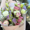 Букет из эустомы "Нежная палитра"